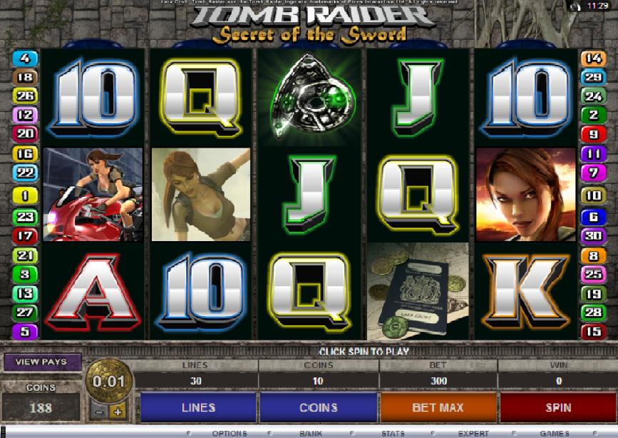 Tomb Raider - Themed Slots